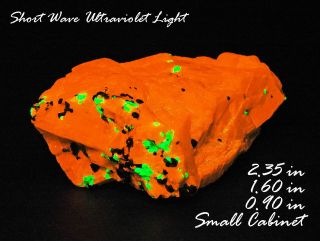 Fluorescent Willemite Calcite Franklinite Jersey Minerals - Min
