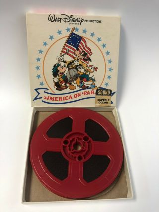 1976 Vintage Walt Disney Home Movies " America On Parade " 8mm Color Film