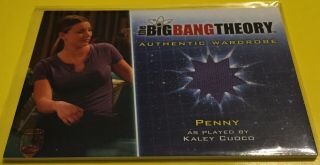 The Big Bang Theory Season 5 Wardrobe Card Of Penny M33