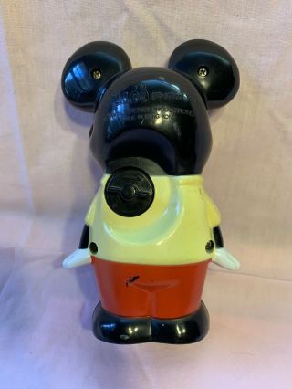 VIntage ILLCO Wind Up Walking Mickey Mouse Pre - School Toy DISNEY 3