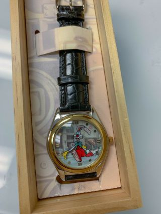 Vintage Disney Limited Edition Roger Rabbit Watch Collector Club W/ Display