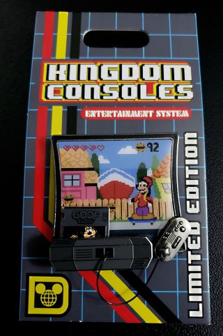 Disney Kingdom Consoles Goof Troop Pin Goofy Max Le 4000