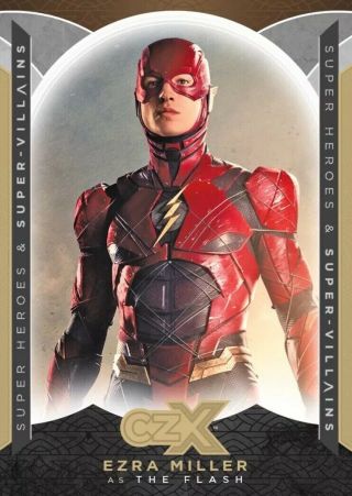 Sdcc 2019 Czx Heroes & - Villains (p5) Ezra Miller As The Flash Card