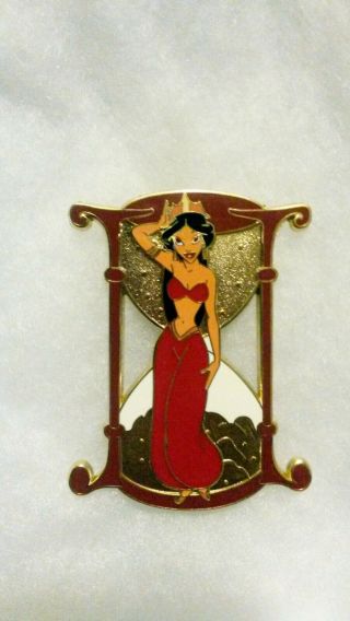 Disney Aladdin Red Slave Jasmine Hourglass Fantasy Pin