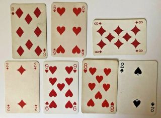 7 Vintage Playing Cards Beer Advertisements Dow/Wiel/EABL/Sparta/Perle/ Etc 2