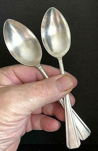 Cunard White Star Line 2 X Vintage Silver Plated Teaspoons By Romney Plate A1