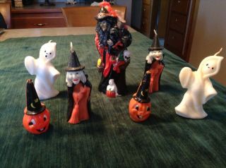 Halloween Wax Candle Figures