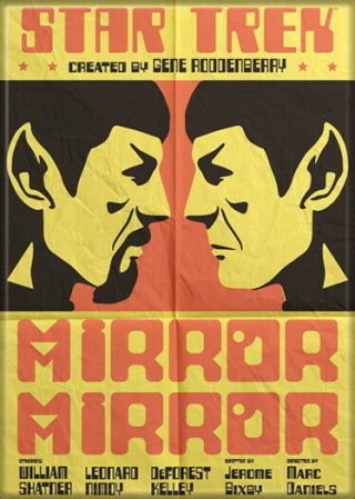 Star Trek The Series Mirror Mirror Episode Poster Magnet,