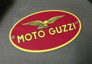 Moto Guzzi Italian Motorcycle Sign