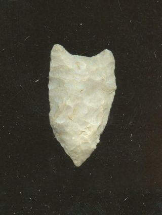 Indian Artifacts - Unfluted Clovis Point - Over Flow Site Arrowhead