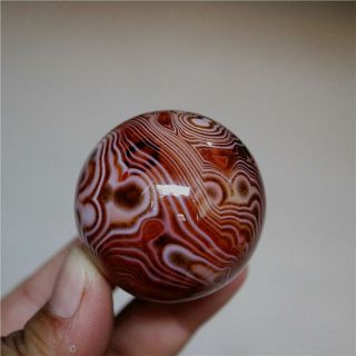 42.  0MM Madagascar Crazy Texture Lace Agate Crystal Sphere Healing 2