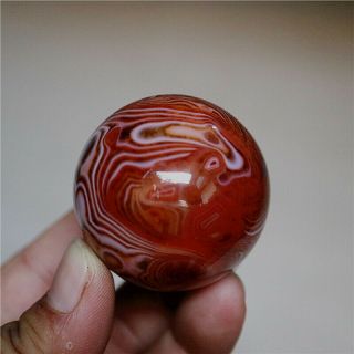 42.  0MM Madagascar Crazy Texture Lace Agate Crystal Sphere Healing 3