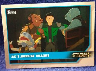 2019 Topps Star Wars " Resistance " Parallel Card 38 Stamped 25/25