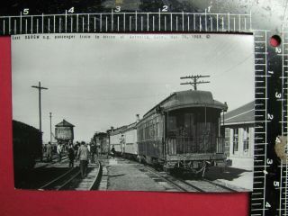 Photo Denver & Rio Grande Western Railroad Locomotive Passenger Train Antonito
