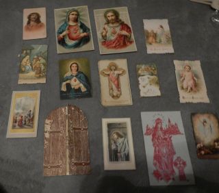 14 Vintage Catholic Holy Cards And Post Cards From Around The World