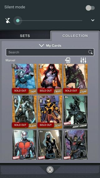 Marvel Topps Collect Digital You Choose - Any 6 Week 1 Orange Base For 1 Price