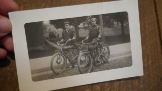 L4461 Antique Lebanon Pa Motorcycle Club Rppc Photo - Indian Motorcycle Riders