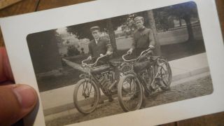 L4461 Antique LEBANON PA Motorcycle Club RPPC Photo - INDIAN Motorcycle Riders 3