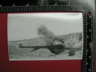 Rppc Photo Denver Rio Grande Western Railroad Locomotive 488 East Of Monero Co