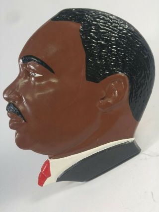 Dr Martin Luther King Jr Face Profile Wall Plaque Civil Right Vintagage Vtg 9 "