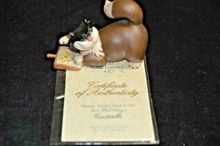 Wdcc Disney " Meany,  Sneaky,  Roos - A - Fee " Cinderella W/