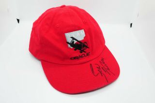 Red Team Oracle Sean Tucker Aerobatic Aviator Air Show Pilot Autographed Hat Cap