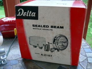 Vintage Delta Beam Bicycle Headlight A - 2187