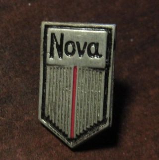 Vintage Chevy Nova Crest Shield Hat Lapel Pin - Chevrolet