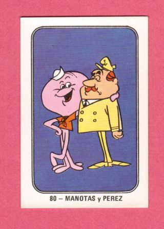Squiddly Diddly Squid Vintage 1960s Hanna Barbera Cartoon Card From Spain 80
