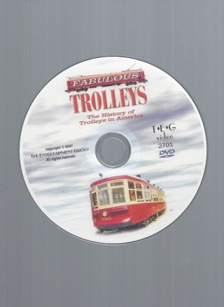 Fabulous Trolleys The History Of Trolleys In America DVD 2007 Trains Railroads 3