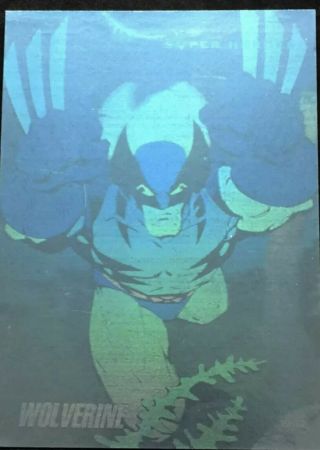 1992 Marvel Universe,  Wolverine Hologram Insert Card H - 3