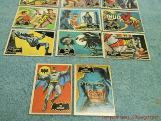 14 VINTAGE 1966 BATMAN TRADING CARDS FOR ONE MONEY (NR) 7
