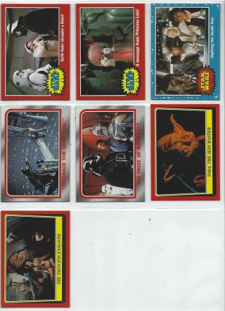 Star Wars Heritage Trading Cards Dvd Promo Set Of 7 (topps 2006)