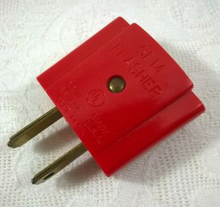Vintage Gem Flasher Plug 100w,  125v Christmas Lights Blinker -
