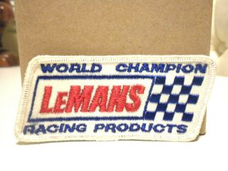 Vintage Lemans Sew On Patch 4 1/8 Inches Wide X 1 3/4 Inches Tall Great Conditio