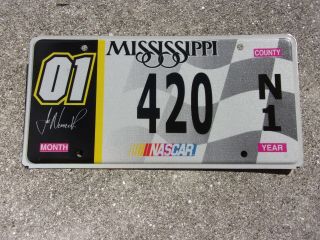 Mississippi Nascar 01 License Plate 420