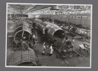 De Havilland Comet 4 Construction 1956 Large Vintage Manufacturer Photo