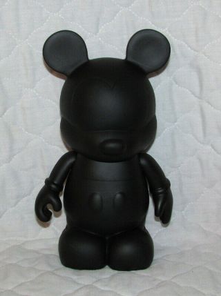 Disney Vinylmation Create Your Own 9 " Black Vinyl Mickey Mouse Figure Htf