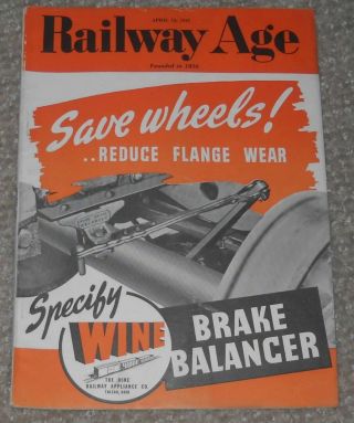 Railway Age April 14 1945 - Atlantic Coast Line Waycross Shops,  Cpr & N&w Report