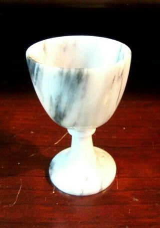 Elegant Marble Sherry/ Shot Glass,  Boiled Egg Cup
