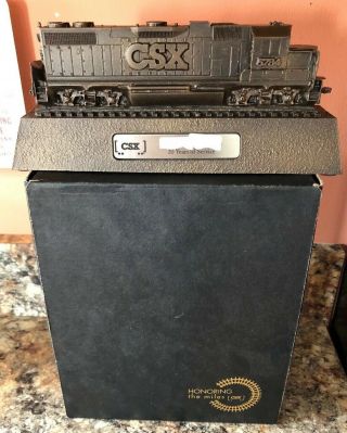 Csx Railroad,  20 Year Service Award,  Train,  Engine With Box.