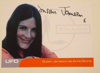Ufo Autograph Card Susan Jameson As Ann Stone Sj3