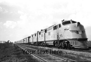 Neg642 B&w Neg.  Union Pacific 957,  954 Train 10 At Henrietta,  Mo 1946