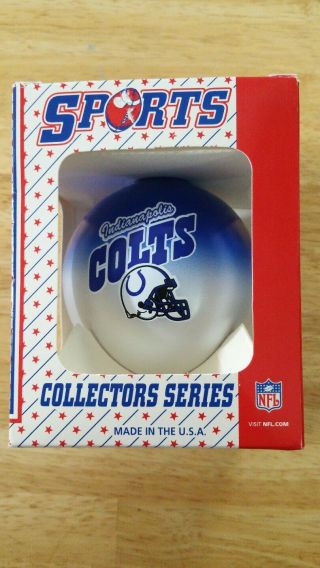 Indianapolis Colts Christmas Ornament