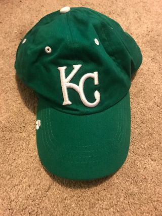 Kc Royals Green St Patricks Day Snap Back Hat