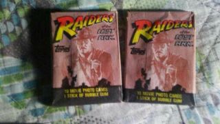 1981 Topps Raiders Of The Lost Ark Wax Packs (2)