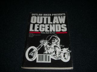 Outlaw Biker Presents Outlaw Legends Booklet 1987 Number 1