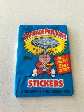 1985 Garbage Pail Kids Usa 2nd Series 1 Pack 4 Of 4