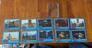 2019 Topps Star Wars The Rise Of Skywalker Trailer Complete 10 Card Set In Hand