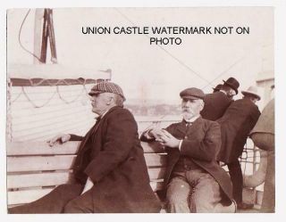 Unique Personal Photo White Star Line Rms Cedric Passengers Lifeboat June 1904